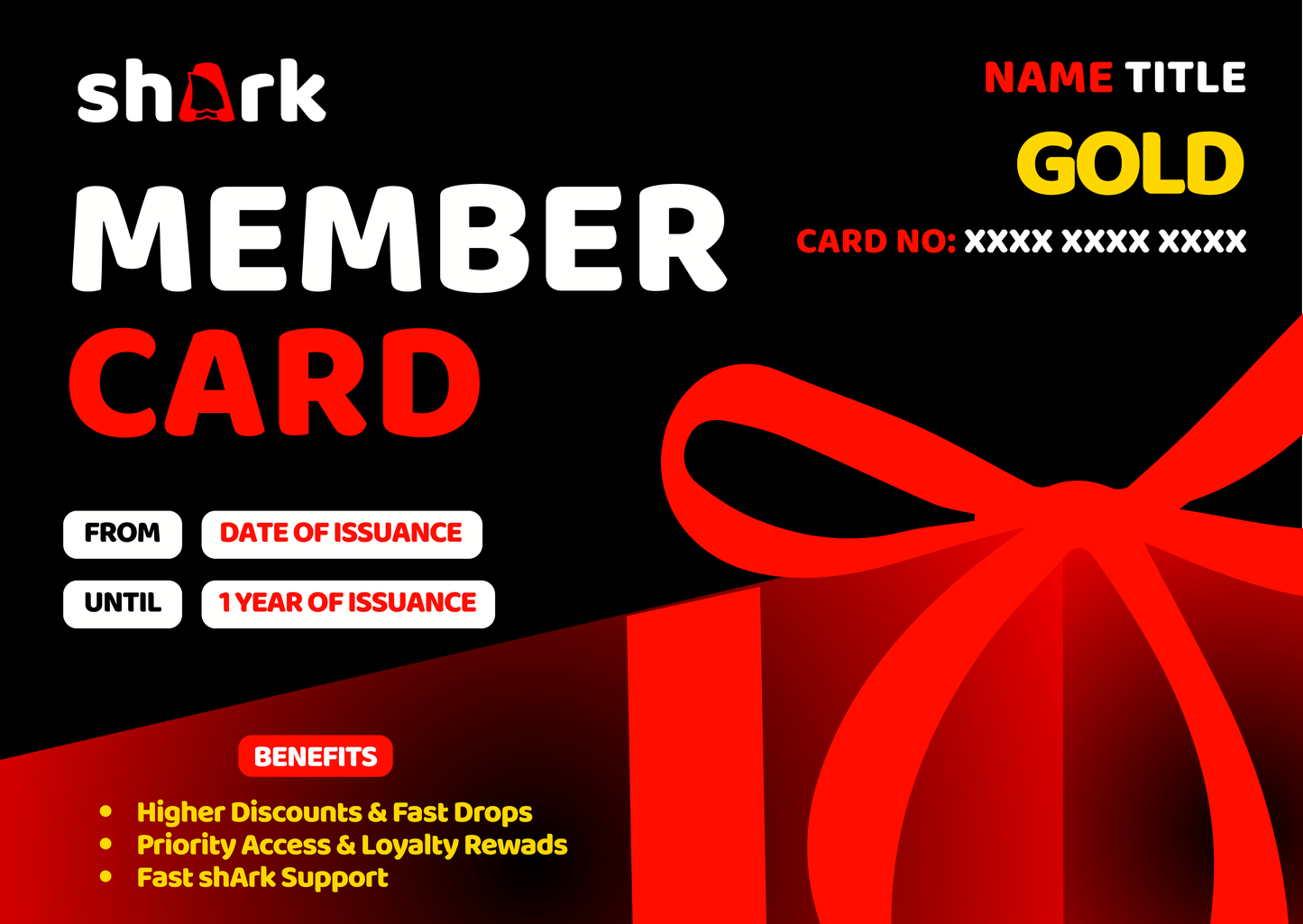 shArk Membership Cards